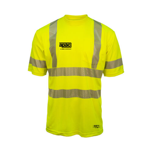 ANSI Class 3 Segmented Tape UltraSoft Short Sleeve Pocket Tee Thumbnail